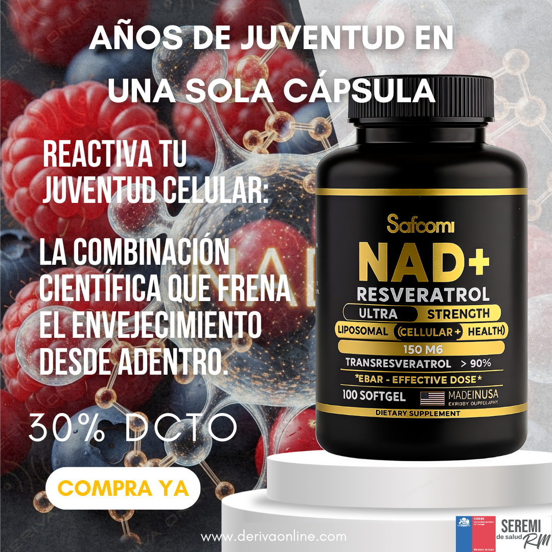 NAD+ RESVERATROL™(Antienvejecimiento Avanzado)